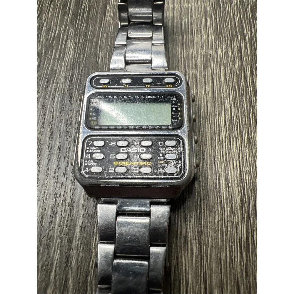 Vintage Casio CFX-200 Scientific Calculator Digital 197 UNTESTED As Is For Parts